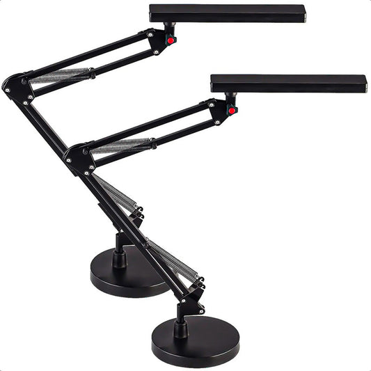 Lampara Mesa Lampara Para Leer Pack 2 Lampara Escritorio Led Negro