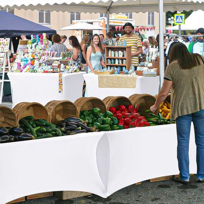 Mantel Para Mesa Mantel Rectangular Mantel Elastico 180cm Blanco Lisa