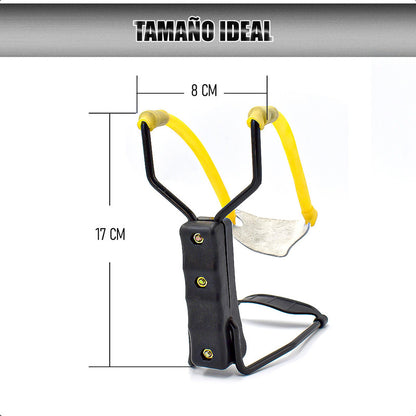 Resortera Caza Tirachinas Resorteras Resortera Profesional Negro