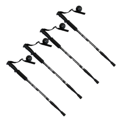 Bastones De Trekking Baston Trekking Pack 4 Baston Senderismo Baston Trekking Antishock Aluminio Plegable Okshop Baston De Trekking Acero Mango Antideslizante Ajustable Bastones Trekking Negros