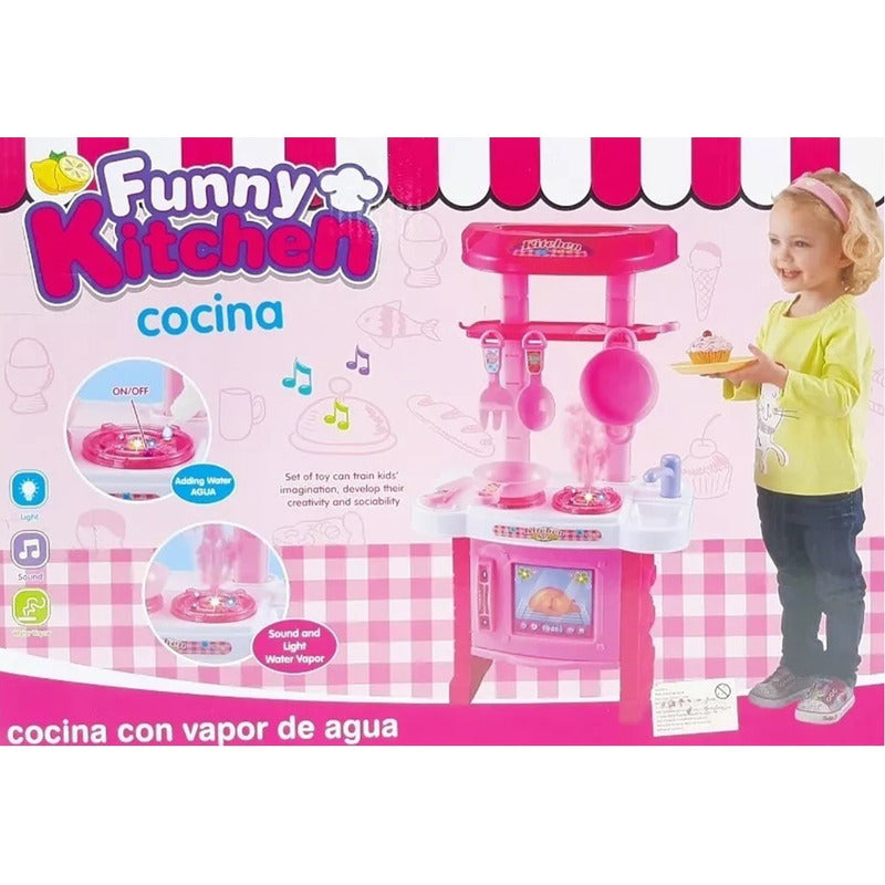 Set De Cocina Juguete Cocina Para Niñas Con Sonido Infantil