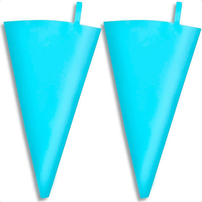 Pack2 Mangas Reposteria Manga Pastelera Silicona Mangas 45cm Azul