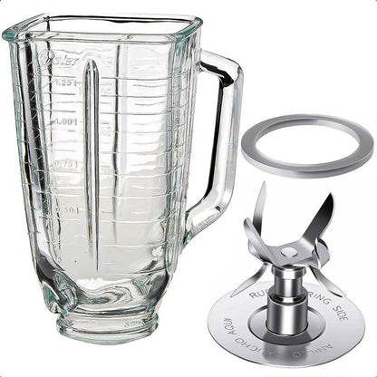 Vaso Licuadora Oster Vaso Vidrio Cuchillas De Licuadora Oste
