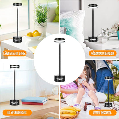 Lámpara Led Quincho Usb Wayu Portátil Recargable Magnética Negro Blanco