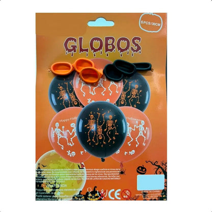 Globos Decorativos Halloween Set De Globos Para Fiesta Negro/naranja Globos