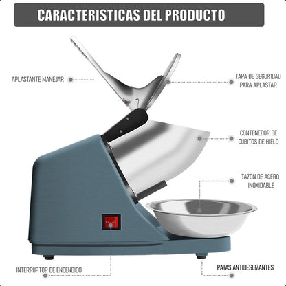 Picador Hielo Triturador De Hielo Electrico Maquina De Hielo