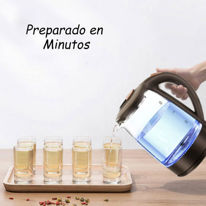 Hervidor De Agua Electrico Termo Hervidor Calentador Agua Te Marrón