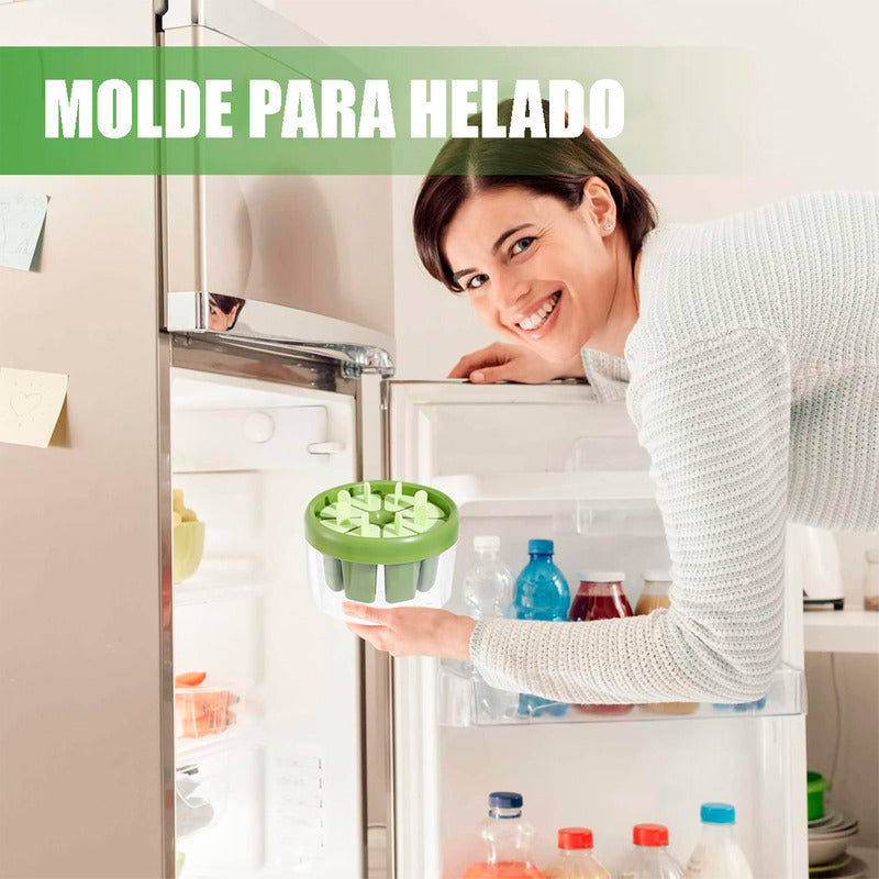 Molde Para Helados De Paleta Reutilizable Molde De Helados