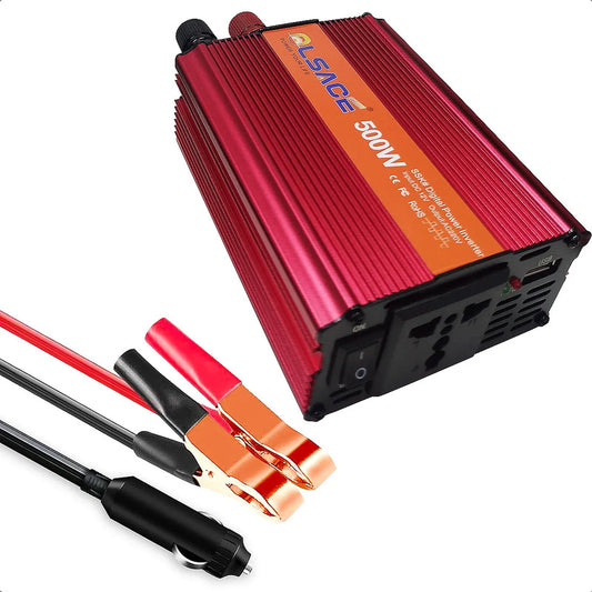 Inversor De Corriente 500w Inversor De Auto 12v Convertidor