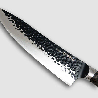 Cuchillo De Carne Hammer Grande Wayu De Acero Inoxidable Y Mango De Madera Pakka, 20 Cm