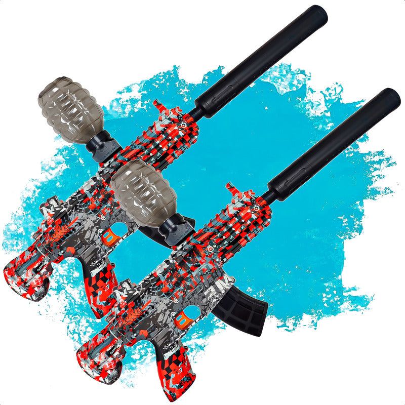 Pack 2 Pistola Hidrogel Pistola Aumatica Pistola Electrica Rojo