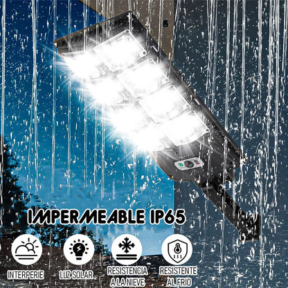 Foco Solar 200w Focos Solares Led Exterior Focos Solares W789b-4 Blanco Frío
