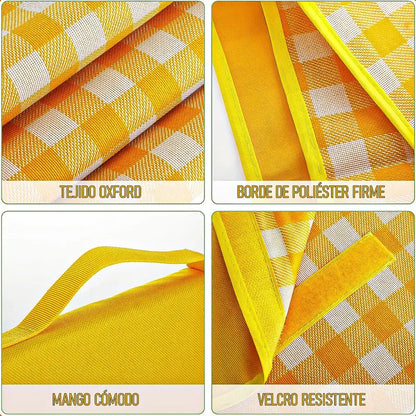 Manta Plegable Picnic Alfombra Camping Manta Picnic 150x200 Verde