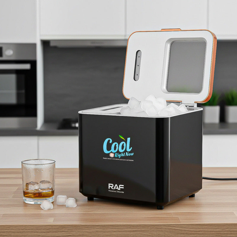 Maquina De Hielo Máquina Portátil Para Hacer Hielo Hielera Negro