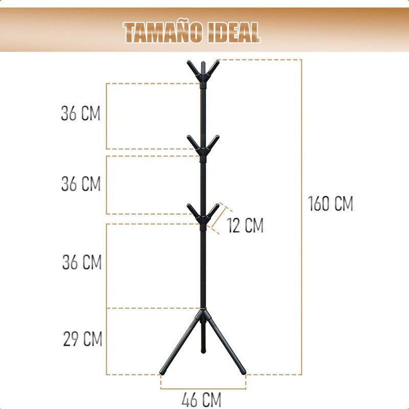Pack 2 Colgador Ropa Colgadores Colgador Organizador De Ropa Blanco