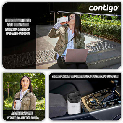 Vasos Contigo Mug Contigo Vaso Termico Contigo Mug 591 Ml Blanco Liso