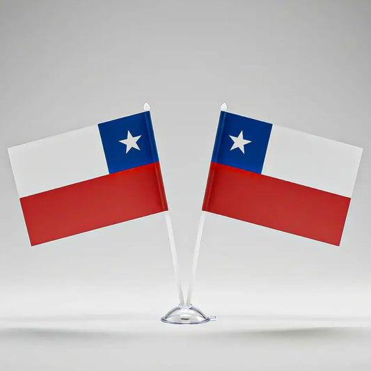 Bandera Chile Bandera De Escritorio Bandera Chile Decorativa Bandera Chile