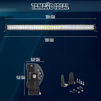 Barra Led 4x4 Neblineros Led Barra 240w Focos Neblineros Led Negro