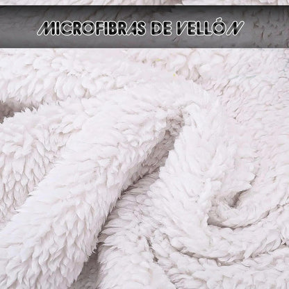 Frazada Manta Polar Frazada Sherpa Frazada Polar 200x220 Cm Polar 2100 G Marrón