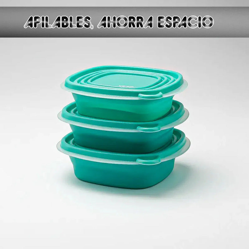 Taper Keep Tupper Plastico Contenedor De Alimentos 670 Ml Tupper Potes Plasticos Con Tapa Recipientes Hermeticos Contenedor De Alimentos Tapper Colacion Tupper Hermetico Frasco Hermetico Verde