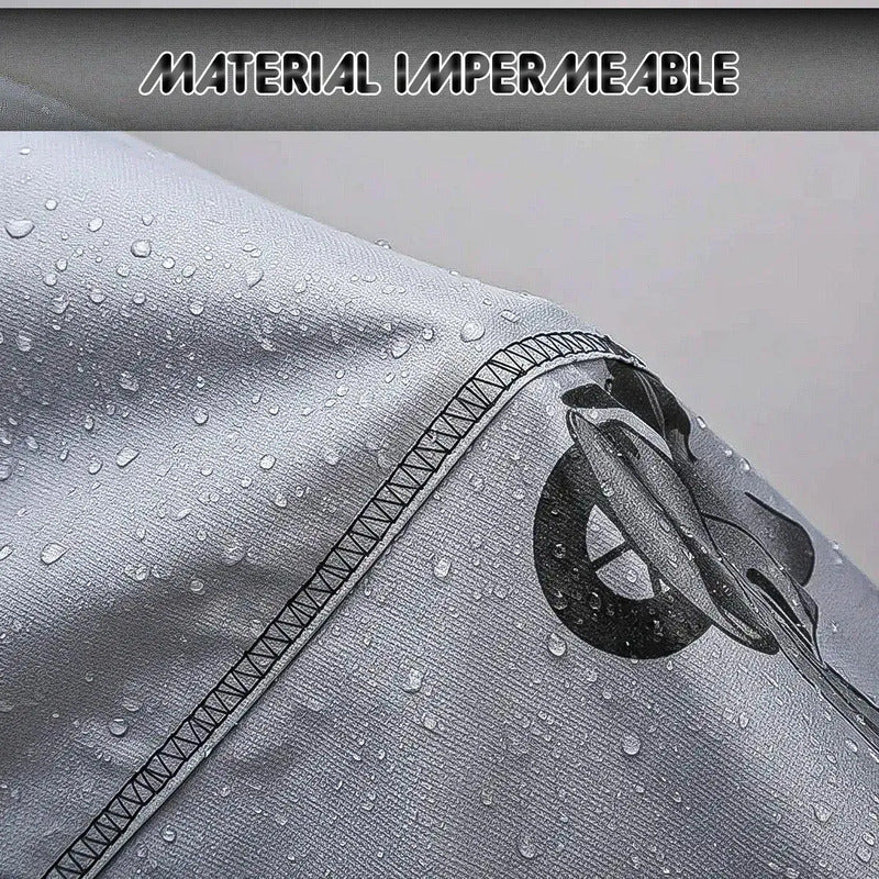 Funda Para Bicicleta Okshop Impermeable De Plástico Gris Unica