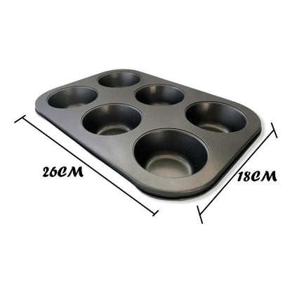 Molde Metal Para Cupcake Muffins Economico 6und