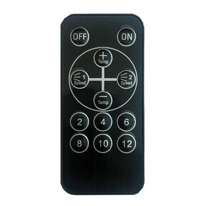 Mini Calefactor Electrico Panel Calefactores Estufa Baño Hab Negro