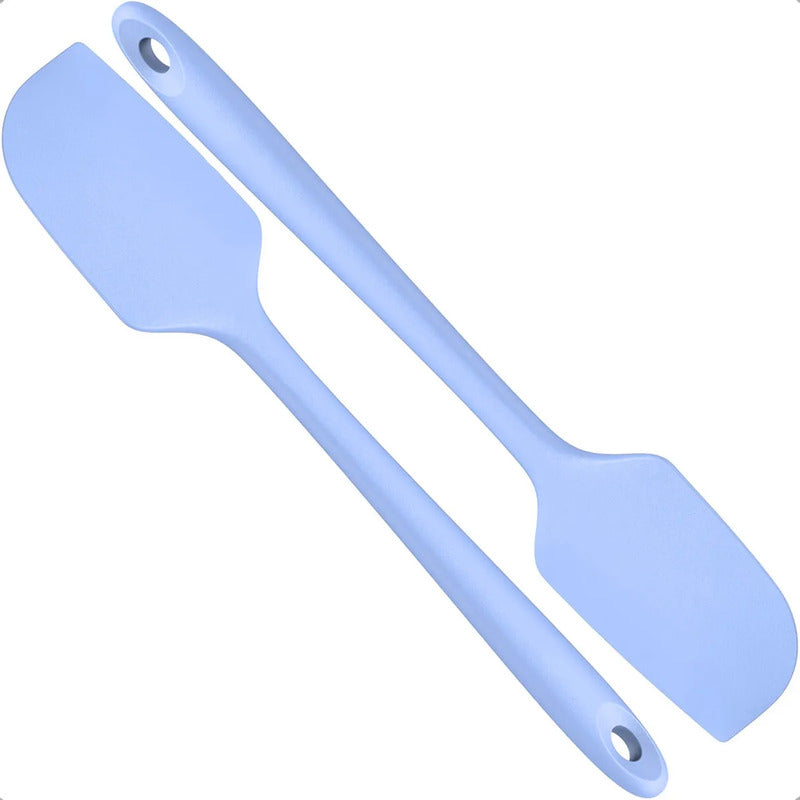 Espatula Silicona Mezquino De Silicona Pack 2 Espatula Cocina Espatulas Angulares Reposteria Multiuso Okshop Brocha Postres Núcleo Acero Inoxidable 27cm Tortas Antiadherente Libre Bpa Azul