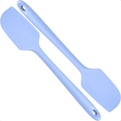 Espatula Silicona Mezquino De Silicona Pack 2 Espatula Cocina Espatulas Angulares Reposteria Multiuso Okshop Brocha Postres Núcleo Acero Inoxidable 27cm Tortas Antiadherente Libre Bpa Azul
