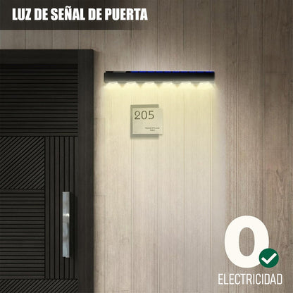 Pack X6 Aplique De Pared Lampara Led Focos Exterior Solar