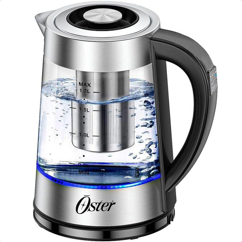 Hervidor De Vidrio Oster Herbidor Hervidor Infusor De Té - Gris