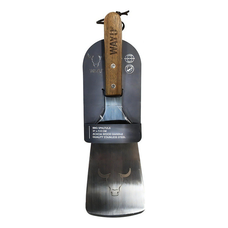 Espatula Bbq Multiuso Wayu Churrasquera Asado Cocina Color Marrón