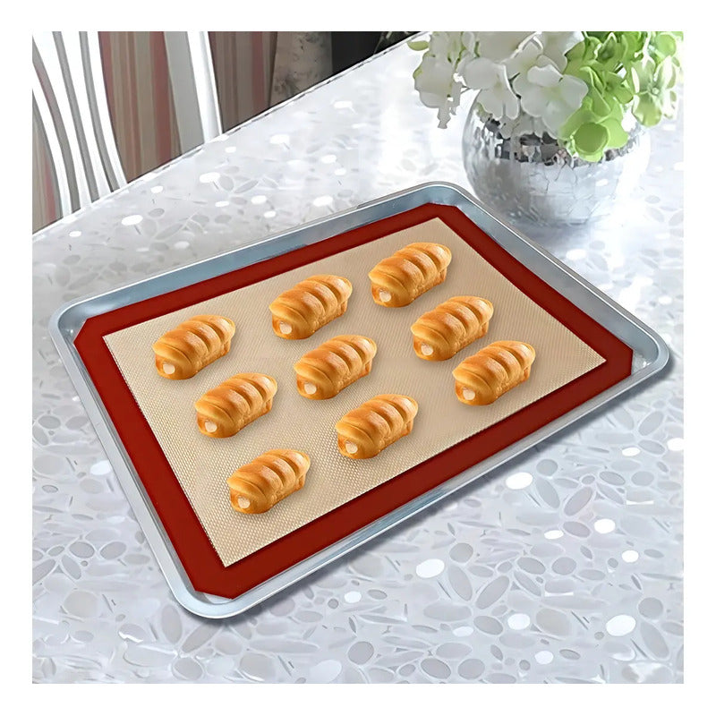 Lamina De Silicona Para Horno Antiadherente Silpat Galleta Blanco