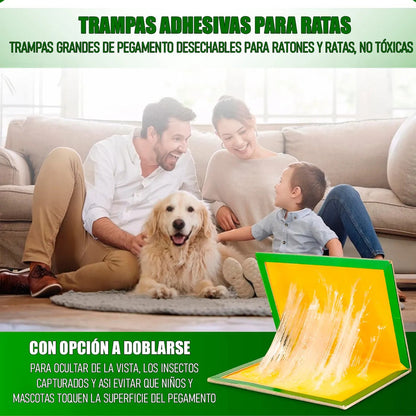 Trampa Ratones Pegajosa Desratizacion Control Rata Trampa Repelentes Rata Desratizacion Carton Adhesivo Trampa Raton Pegajosa Adhesiva Control Atrapa Pegamento Trampas Para Ratones Okshop