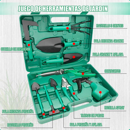 Kit De Jardineria Juego De Herramientas Jardin Kit Siembra Verde