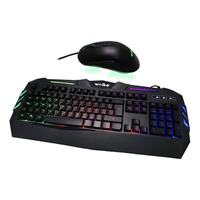 Kit De Teclado Y Mouse Gamer Teclado Ergonomico Para Juegos Kit Gamer Teclado Y Mouse Ergonomico Alambrico Pack Teclado Mouse Rgb Optico Kit Teclado Mouse Retroiluminado Okshop