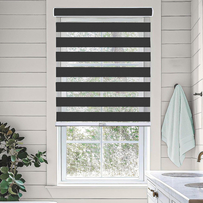 Cortinas Roller Cortina Roller 60x200cm Persiana Enrollable Negro