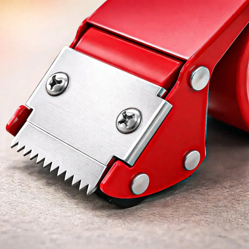 Dispensador De Cinta Okshop De Metal Rojo Para Embalaje