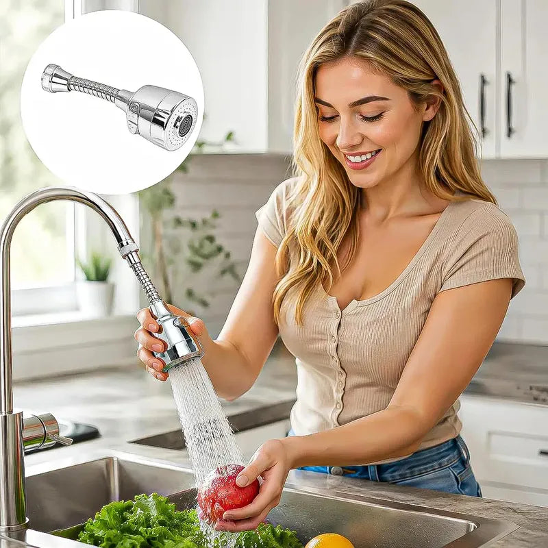 Cuello Flexible Giratorio Extension Lavaplatos Extensor Okshop Extensor De Llave Giratorio De 360 Adaptador De Grifo De... Gris Brillante