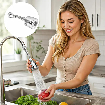 Cuello Flexible Giratorio Extension Lavaplatos Extensor Okshop Extensor De Llave Giratorio De 360 Adaptador De Grifo De... Gris Brillante