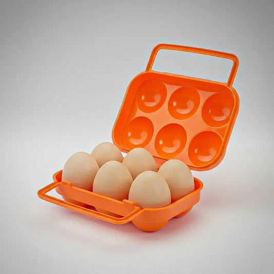 Organizador Huevos Dispensador Huevos Porta Huevo Portatil Naranja