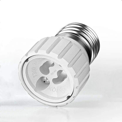 Adaptador De Foco E27 A Gu10 Para Bombillas Led Blanco