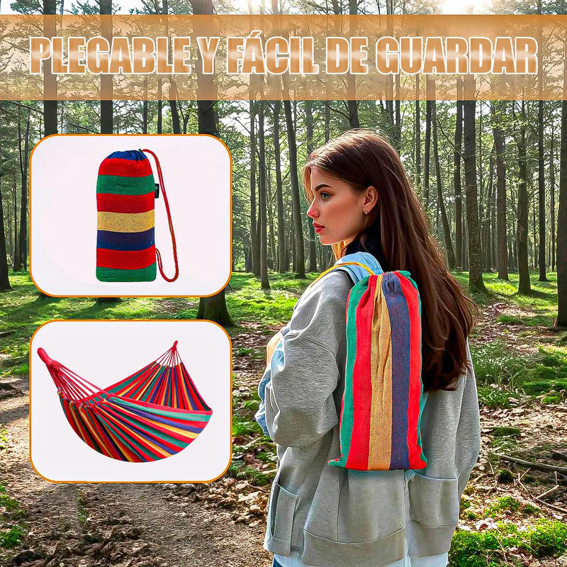 Hamaca Colgante Hamacas De Jardin Hamaca Colgante 2 Plazas Hamacas Chile Algodon Hamacas Colgantes Amacas Poliester Transpirable Hamaca Paraguaya Tradicional Senderismo Rojo Okshop