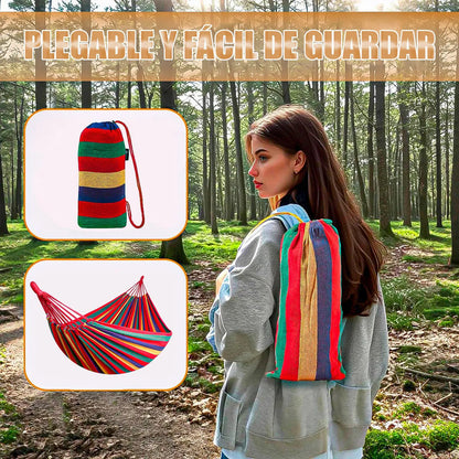 Hamaca Colgante Hamacas De Jardin Hamaca Colgante 2 Plazas Hamacas Chile Algodon Hamacas Colgantes Amacas Poliester Transpirable Hamaca Paraguaya Tradicional Senderismo Rojo Okshop