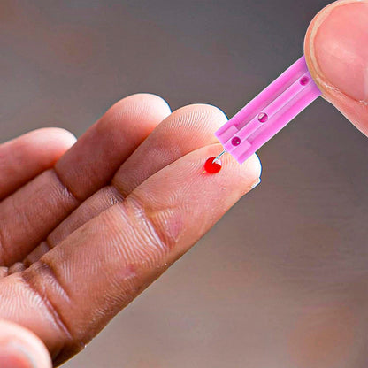 Tiras Reactivas 100 Tiras De Glucosa 100 Lanceta Glucometro Negro