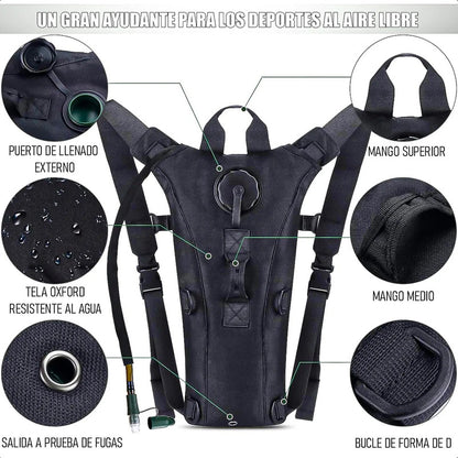 Mochila Camelbak Mochila Hidratación Trekking Mochila 3 Litr Negro