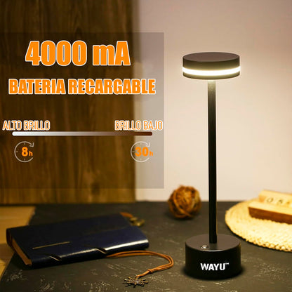 Lámpara Led Quincho Usb Wayu Portátil Recargable Magnética Negro Blanco