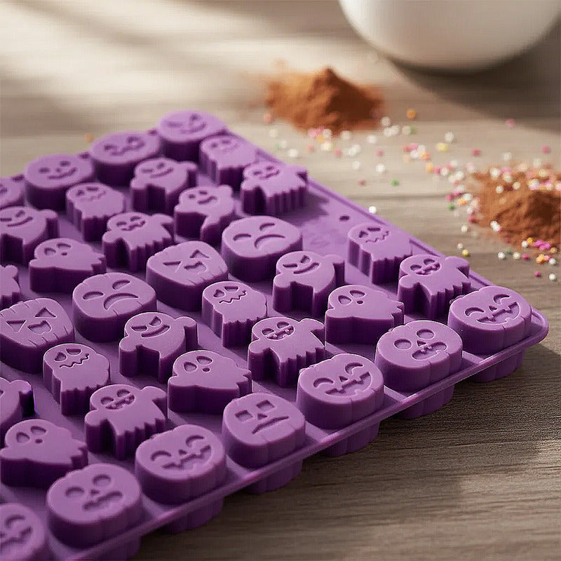 Molde Silicona Para Chocolate Moldes Halloween Moldes Repost Al Azar
