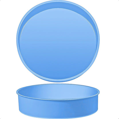 Molde Para Torta Moldes De Silicona Reposteria Molde Redondo Azul
