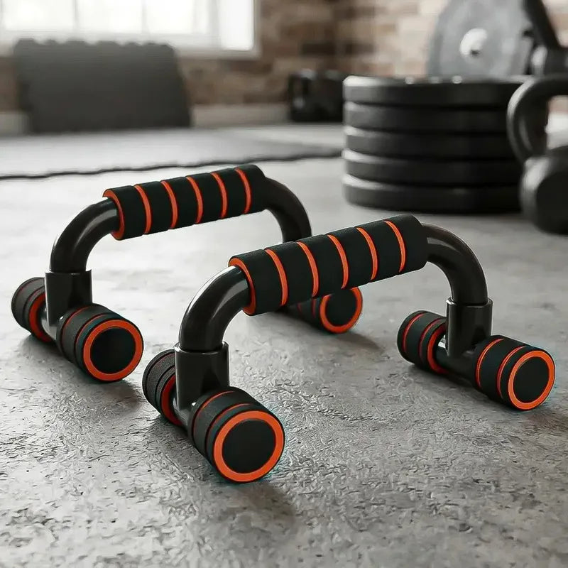 Barra Para Flexiones Soporte De Flexiones Push Up Flexiones Negro/naranja